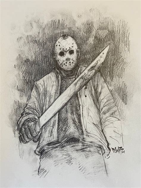 Are you looking for the best images of Jason Voorhees Mask Drawing? Here you are! We collected 39+ Jason Voorhees Mask Drawing paintings in our online museum of …